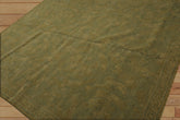 8x10 Hand Knotted French Aubusson Savonnerie 100% Wool Asmara Traditional Oriental Area Rug Mint, Green Color
